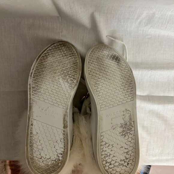 Buscemi Womens 100MM New Rabbit White Sneakers US 9 - Picture 6 of 13